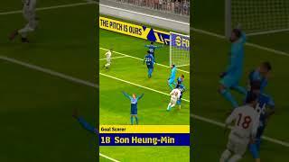 Cip Shoot son Heung min  #shorts #shortfeed #shortfunny #pes #shortsvideo #efootball2023