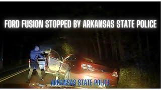 Ford Fusion driver refuses to stop for Arkansas State Police - PIT / TVI / RAM maneuver ends pursuit