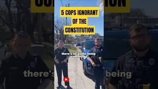 Dumb Cops Lying To Make Arrest Get Owned!  ID Refusal & Cops Get Owned - First Amendment Audit