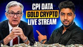 10 Oct | Live Market Analysis for Gold and Crypto | Trap Trading Live