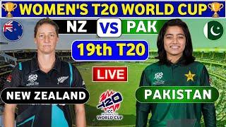 Pakistan Women vs New Zealand Women, 19th T20 | PAKW vs NZW Live Score & Commentary WT20 World Cup