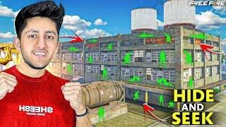 Playing Hide And Seek On Factory Roof With 25 Chimkandi  Funny Challenge- Garena Free Fire