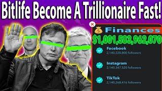 BITLIFE - How To Become A [TRILLIONAIRE] | Tutorial Casino Mod! (IOS Andorid ) 2021 DLG Injector