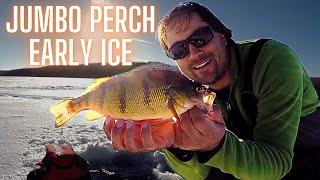 How to: Early Ice Fishing Jumbo Perch