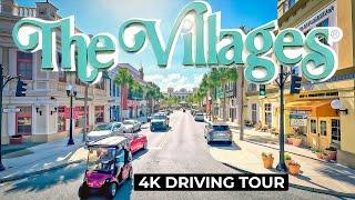 AMAZING Drive through THE VILLAGES, Florida - 4K (Ultra HD) Driving Tour