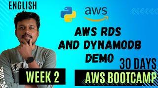 Live  AWS RDS Using Postgresql With Demo | Week 2 | Part 2 | English