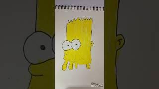 Melting effect Bart Simpson #shorts #trending #viralshorts