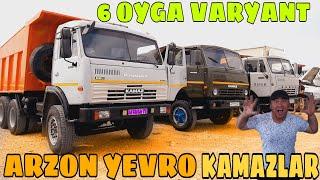 9 IYUN QO'QON MASHINA BOZORIDA KAMAZ GAZON VA GAZ 53 AVTOMABILLARI VARYANTGA BARTERGA BOR