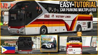 New King Long Bus Livery Tutorial | Victory Liner in Car Parking Multiplayer New Update