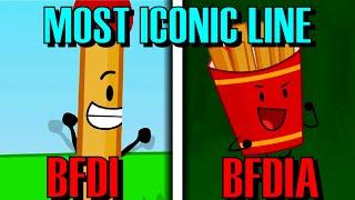 The MOST ICONIC Line Of Every BFDI Season!