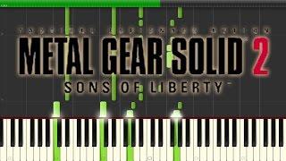 Metal Gear Solid 2 Sons of Liberty - Main Theme  (Piano)