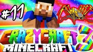 Minecraft Mods: CRAZY CRAFT #11 'ROBOT SPIDERS!' with Vikkstar