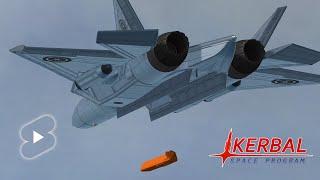 Kerbal Space Program: Testing Su-57 main weapon bay and air-to-ground cruise missiles