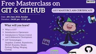 Masterclass on Git and GitHub | GitHub Tutorial Branching & Merging with Git Commands