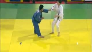 Judo Grand Slam Paris 2008 Semifinal -60kg HIRAOKA Hiroaki (JPN) - UTARBAYEV (KAZ)