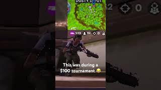 This was during a $100 tournament  #fortnite #og #fortniteog