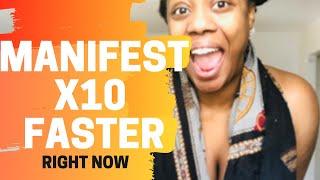 HOW TO MANIFEST ANYTHING X10 FASTER WITH THIS | Shika Chica