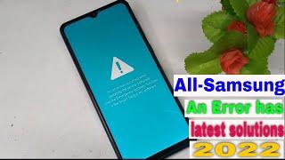 All Samsung Solution for an error has occurred while updating the device software|an error has 2022