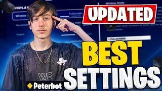 NEW Peterbot  Fortnite Settings & setup in chapter 5 season 4 *FNCS WINNER*