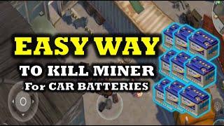 "CAR BATTERIES" Easy Way to Kill MINER | TRANSPO HUB - Last Day On Earth: Survival