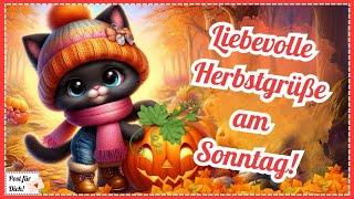 Herbstliche Grüße, die deinen Samstag versüßen ️ Post für dich und zum Teilen für WhatsApp & Co 