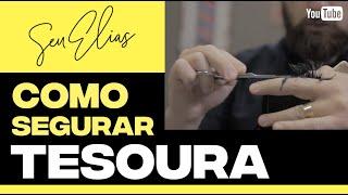 COMO SEGURAR E CORTAR O CABELO COM A TESOURA by Seu Elias