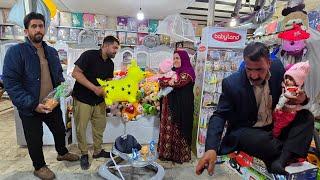 Happy gifts: Shahab and Medina's romantic gesture in buying toys for Elena