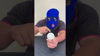 painting the lamp with enamel paint #lifehack #experiment #test #shorts