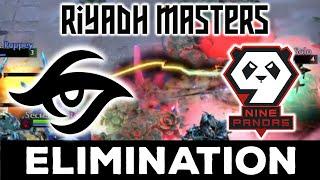 ELIMINATION SERIES !! TEAM SECRET vs 9 PANDAS - RIYADH MASTERS DOTA 2