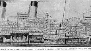 Нижние палубы модели трансатлантического лайнера "HMHS Britannic"