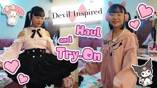 What I bought at Devil Inspired 𐙚 ‧₊˚ ⋅  Haul and TRY-ON ⋆౨ৎ˚⟡˖ ࣪