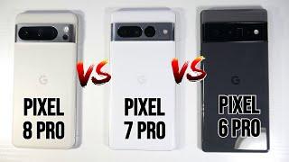 Google Pixel 8 Pro VS Pixel 7 Pro VS Pixel 6 Pro In 2024! Hers What You Should Know!