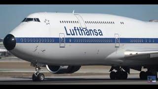 (4K) Lufthansa Retro Livery Boeing 747-800 D-ABYT “Yankee Tango” Landing & Takeoff O’Hare Airport