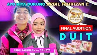 ARBIL FAHRIZAN  Ft CAHAYA | DUIT | PENAMPILAN SPEKTAKULER 2 PESERTA DA7 INDOSIAR LUAAAAAAAR BIASA !!