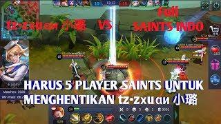 tz·zχuαи 小璐 VS FULL TEAM SAINTS INDO Siapa Yang Menang??