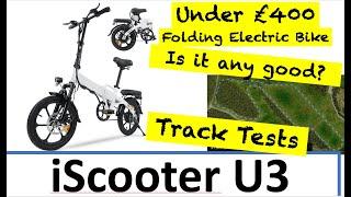 Amazing Folding Electric Bike under £400 - iScooter U3 - Perfect Campervan Companion