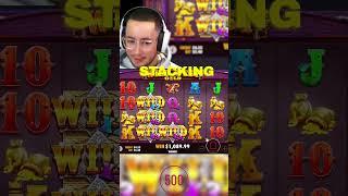 TOP SYMBOL HIT On WILD WEST GOLD.. (BONUS BUYS) #slots #casino #wildwestgold #shorts