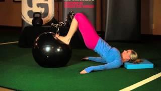 Swiss Ball Leg Curl - How To Do A Swiss Ball Leg Curl