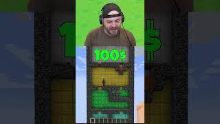 PUSH YOUR LUCK for NETHERITE in Minecraft #minecraft #gaming