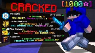 1000 STAR Plays CRACKED Bedwars Servers