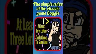 The simple rules of the classic game Boggle #boggle #review #commentary
