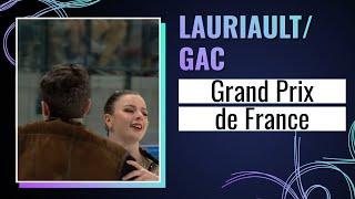 LAURIAULT / GAC (CAN) | Ice Dance Free Dance | Grand Prix de France 2024 | #GPFigure