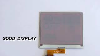 4.2 inch three colors red e-ink screen module from Good Display