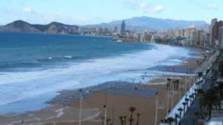 stormachtig weer in benidorm 23 okt 2009