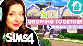 Building a Sims 4 Growing Together Family House // Sims 4 Growing Together Build & Review