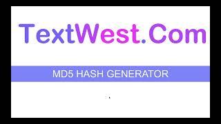 MD5 Hash Generator Tool Online