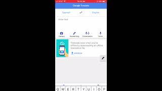 Google Translate App - use your camera to easily translate