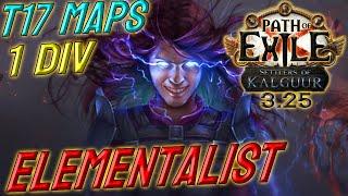 ELEMENTALIST  | 1 DIV Build Cost | T17 capable | Path of Exile [3.25]