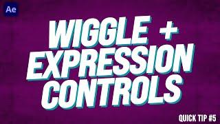 After Effects WIGGLE EXPRESSION Controls | Adobe Tutorial