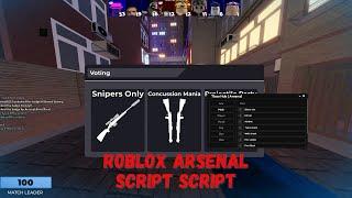 Roblox Arsenal: Aim-Bot, Team Check & More Mobile Script